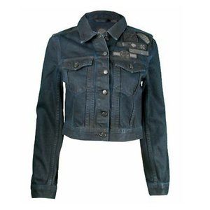 Harley-Davidson Waxed Denim Biker Coat